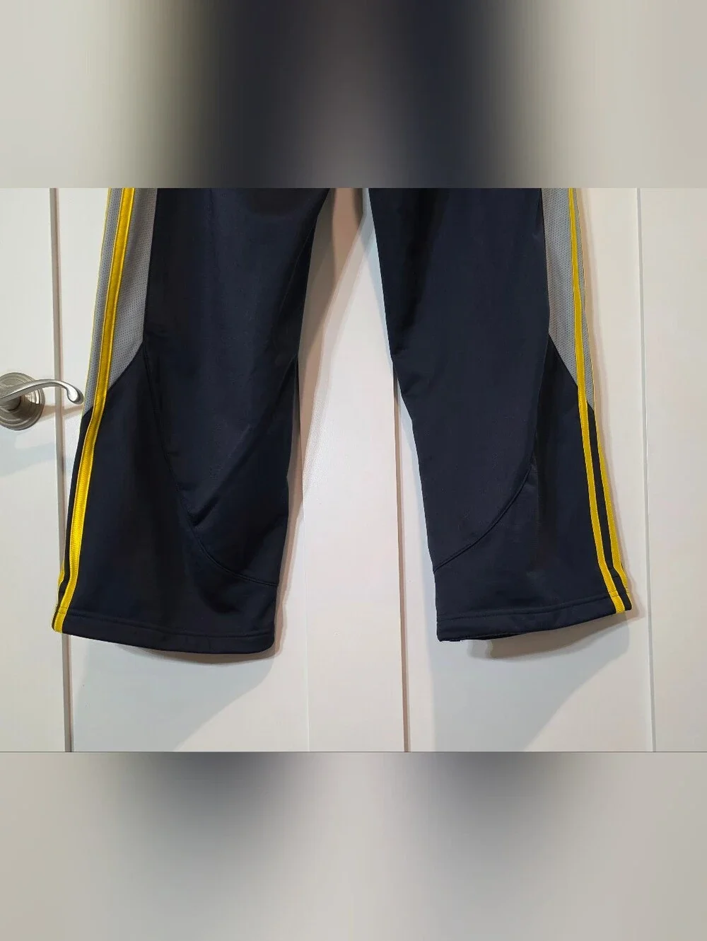 Vintage Adidas Warm Up Basketball Athletic Pants Classic Baggy Navy Size Large